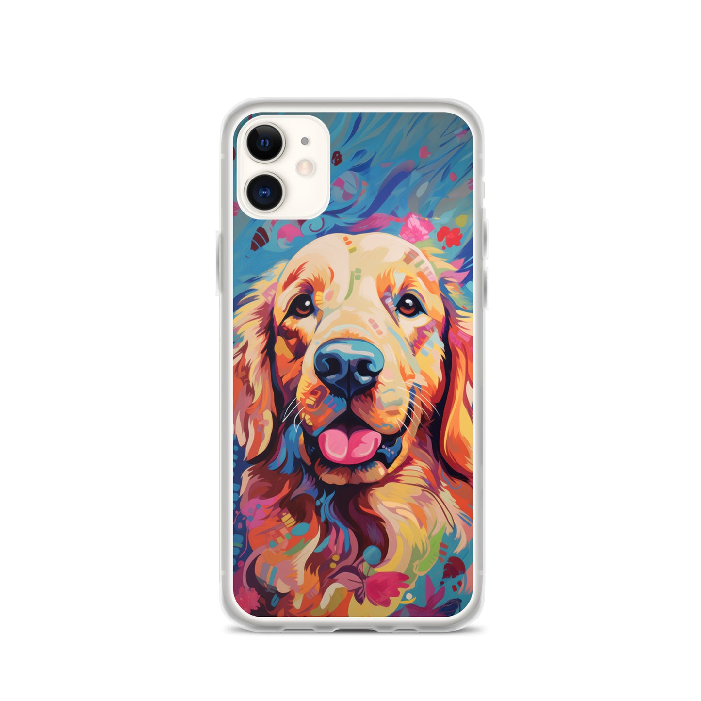 iPhone Case Painted Golden Retriever