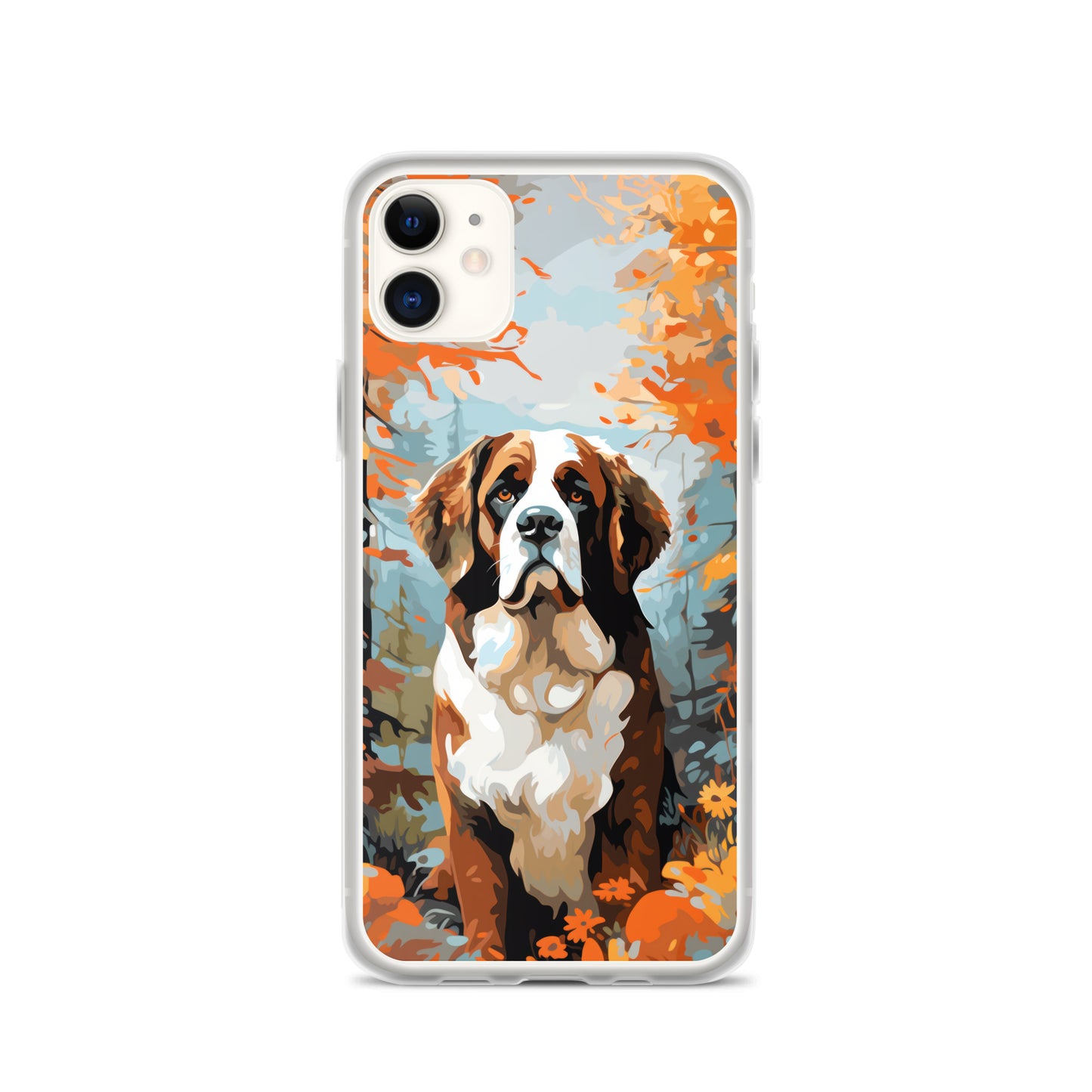 iPhone Case Painted St. Bernard