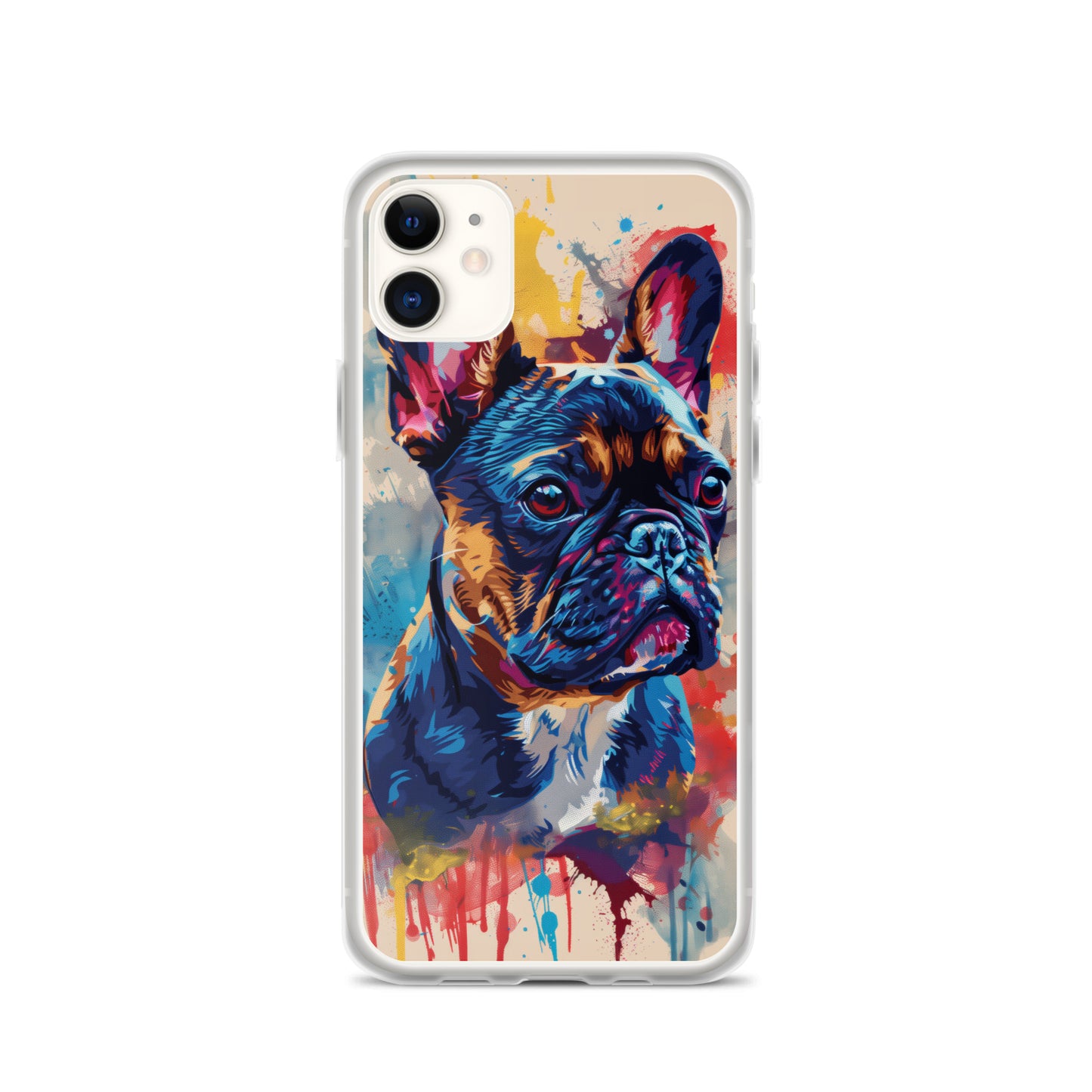 Painted French Bulldog iPhone Case