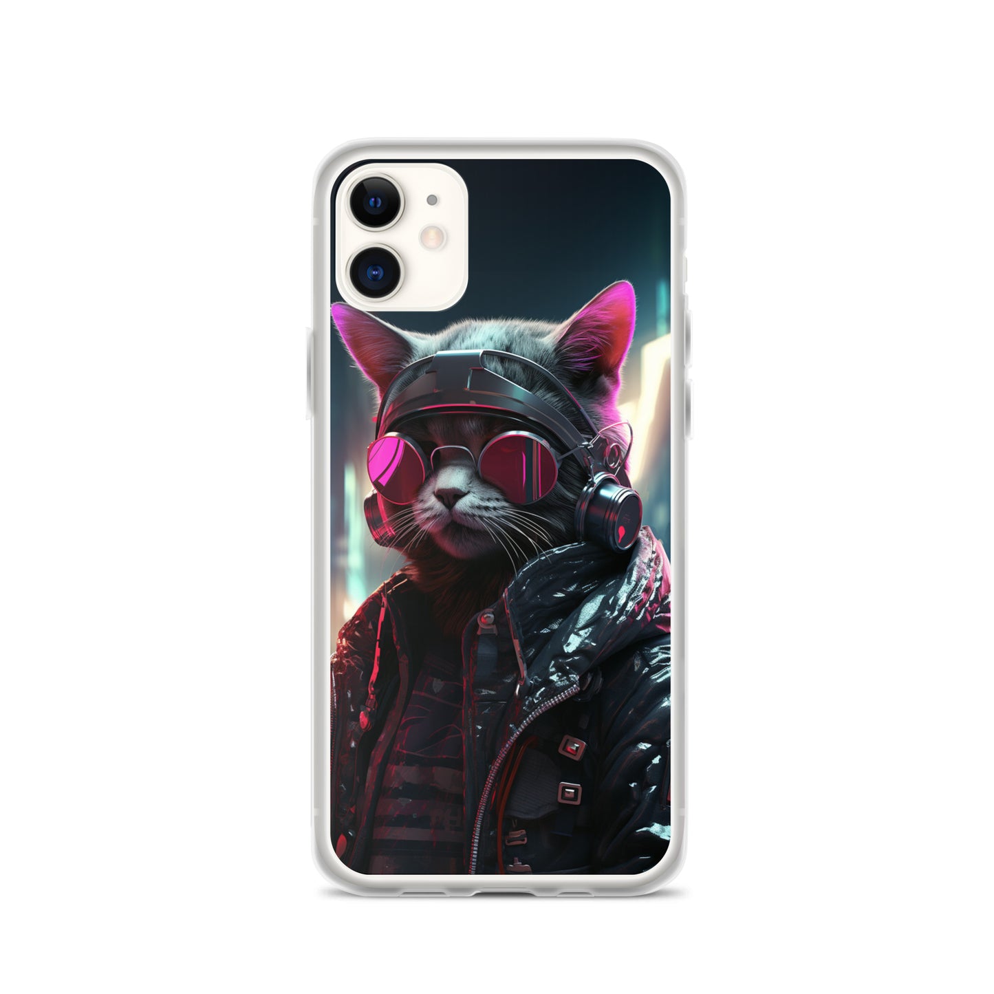 Cyberpunk Kitty Cat iPhone Case