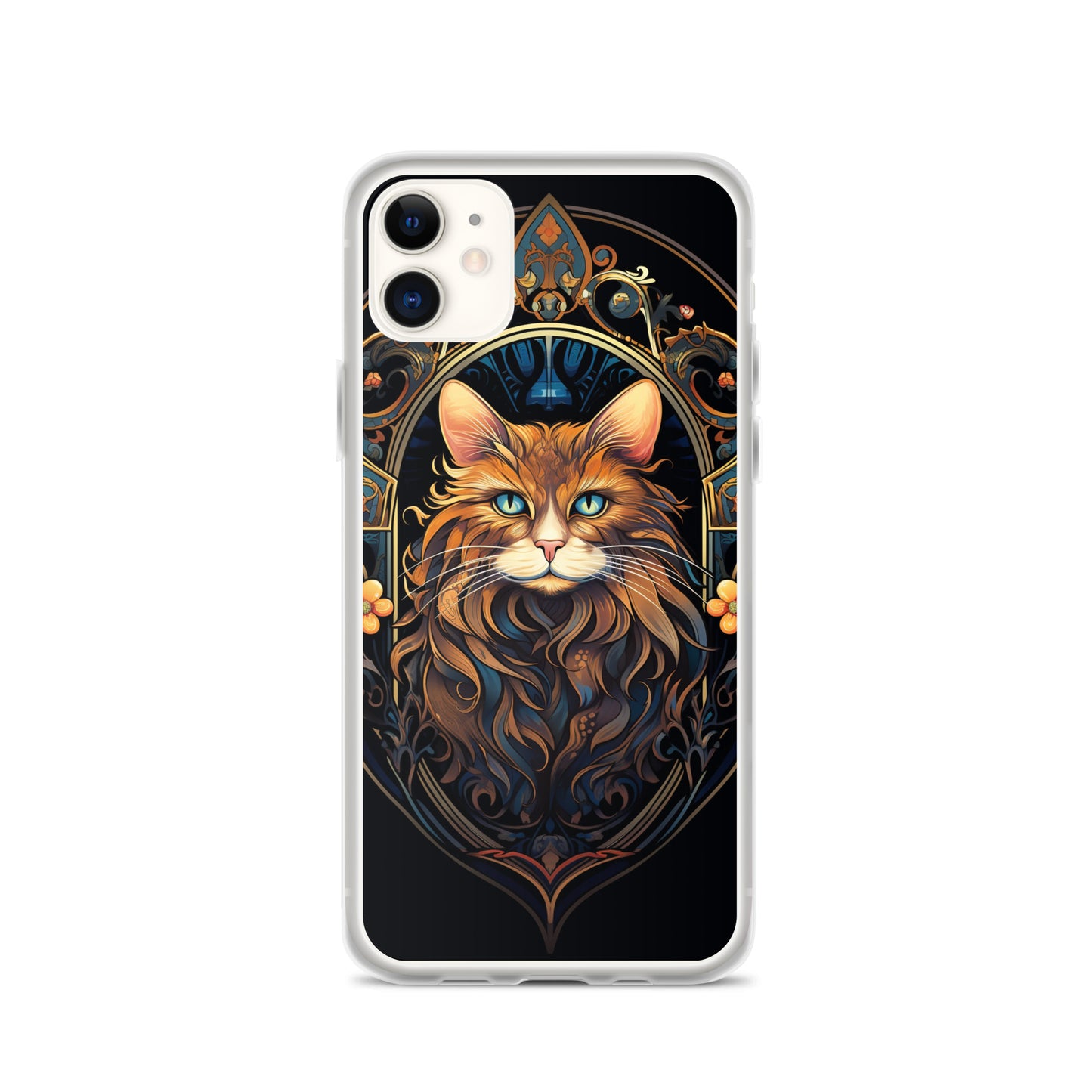 Art Nouveau Cat #3 iPhone Case