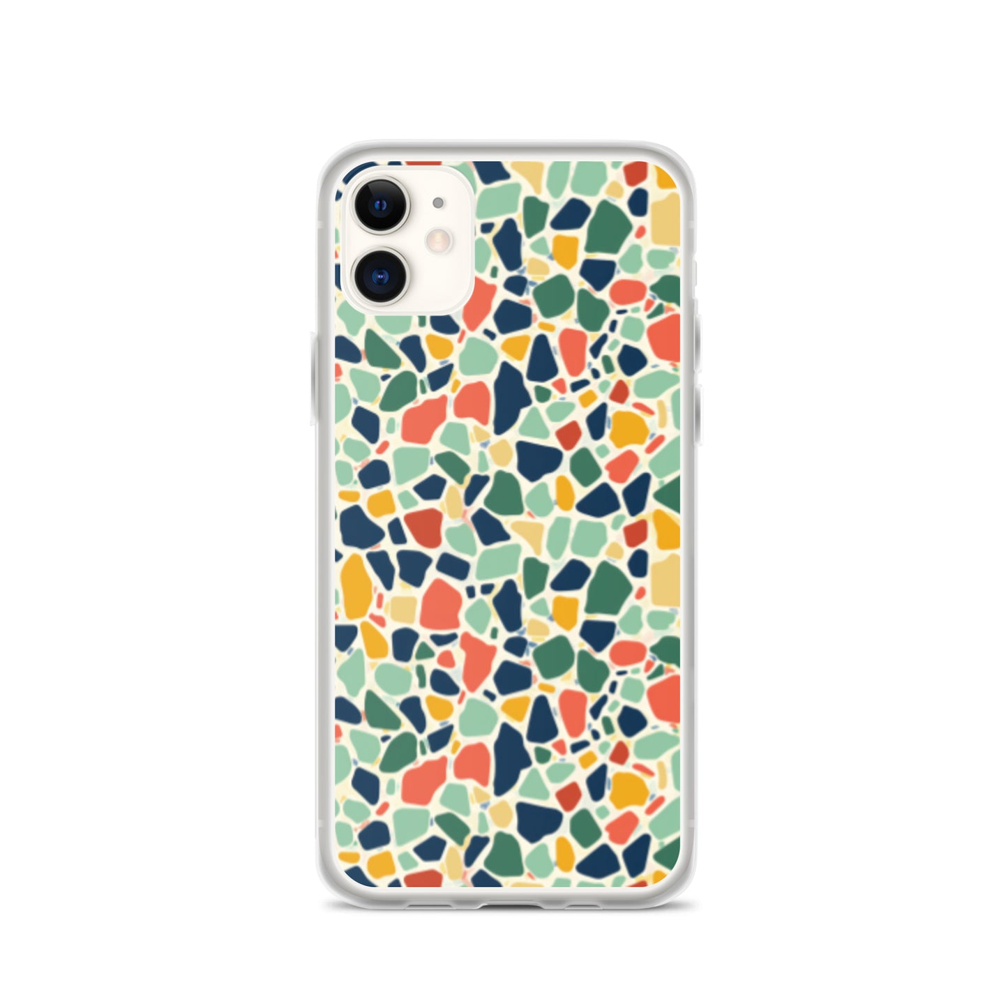 iPhone Case Colorful Retro Terrazzo Tile