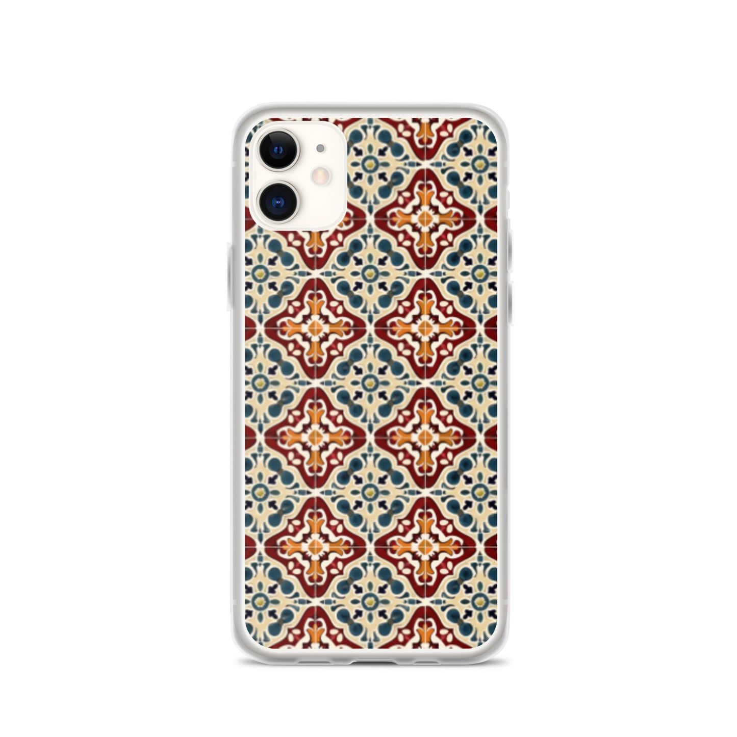iPhone Case Classic Encaustic Tile Red
