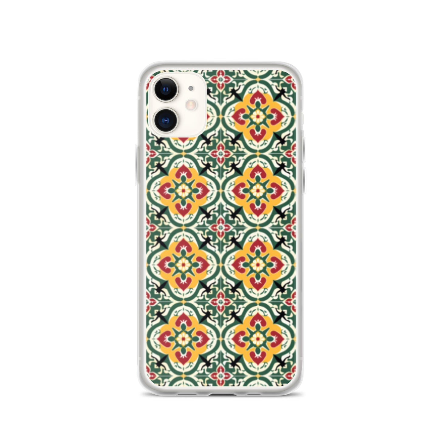iPhone Case Colorful Traditional Maltese Cement Tile Pattern