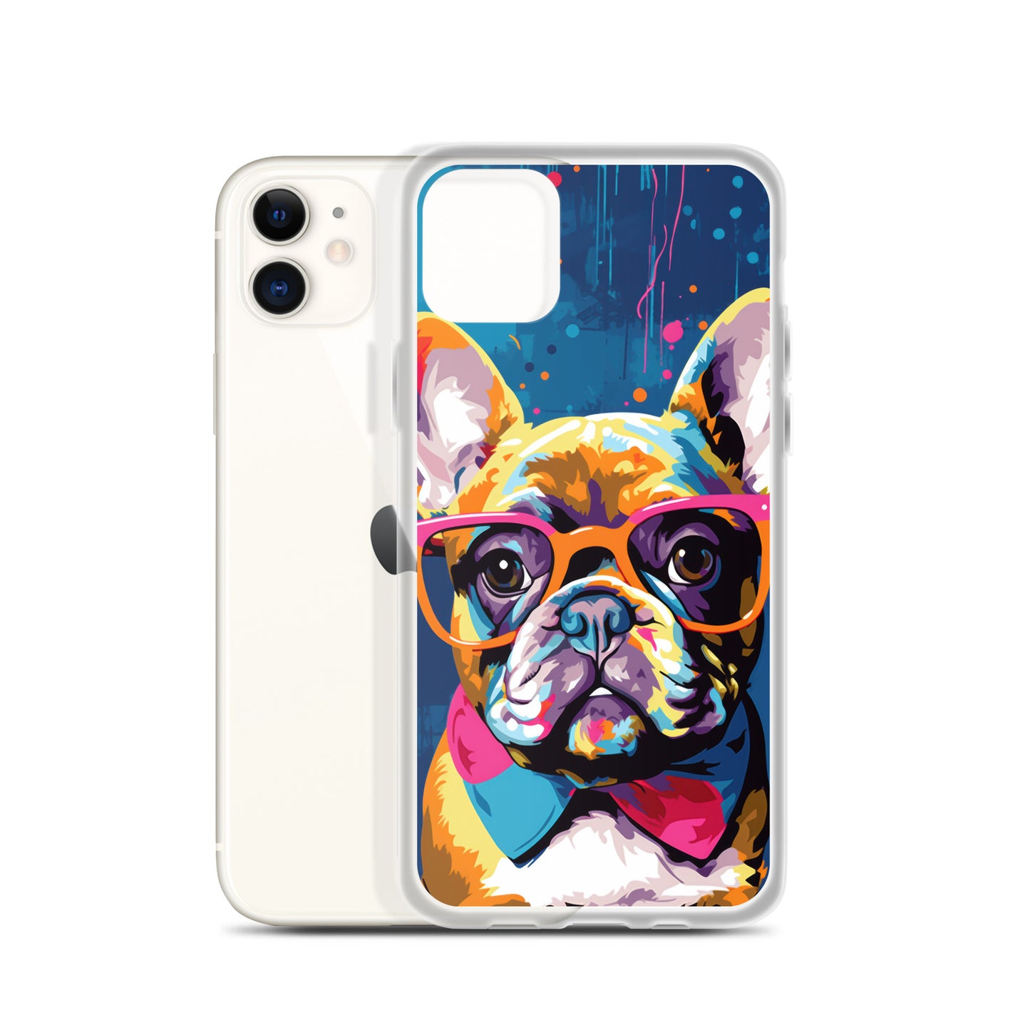 iPhone Case Painted Stylish French Bulldog