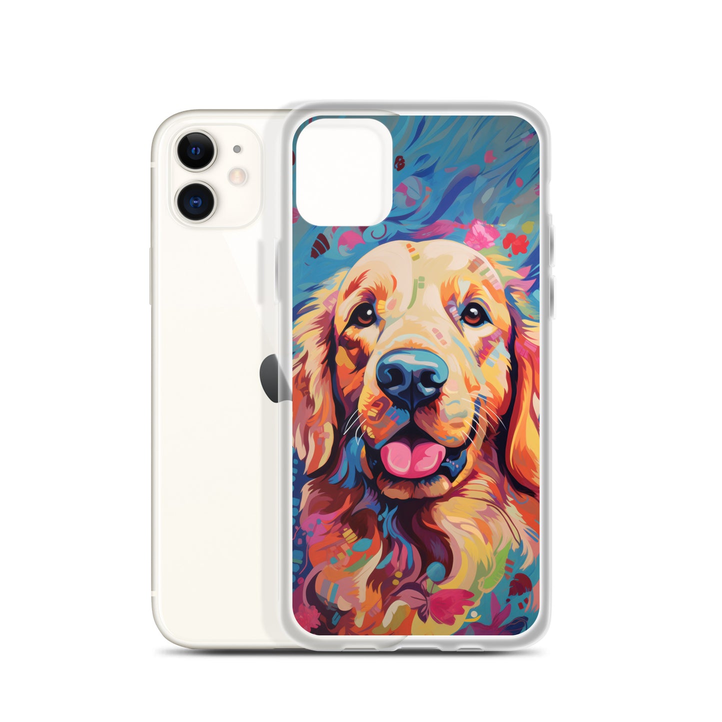 iPhone Case Painted Golden Retriever