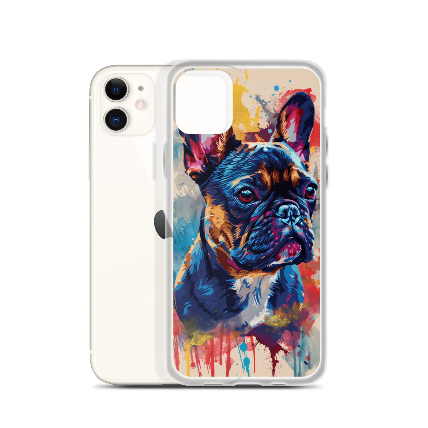 Painted French Bulldog iPhone Case