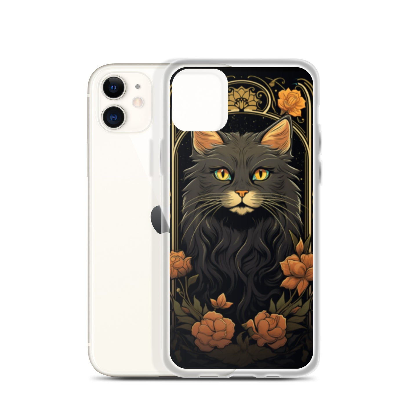 Art Nouveau Cat iPhone Case