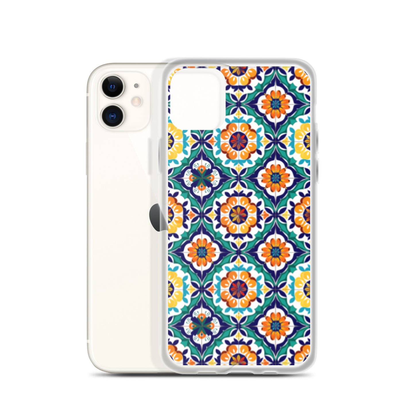 iPhone Case Talavera Tiles Green and Blue