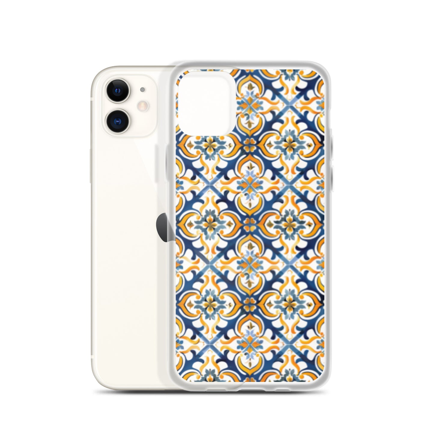 iPhone Case Colorful Spanish Tile Pattern