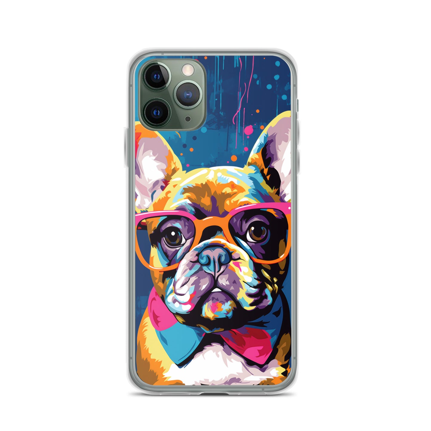 iPhone Case Painted Stylish French Bulldog