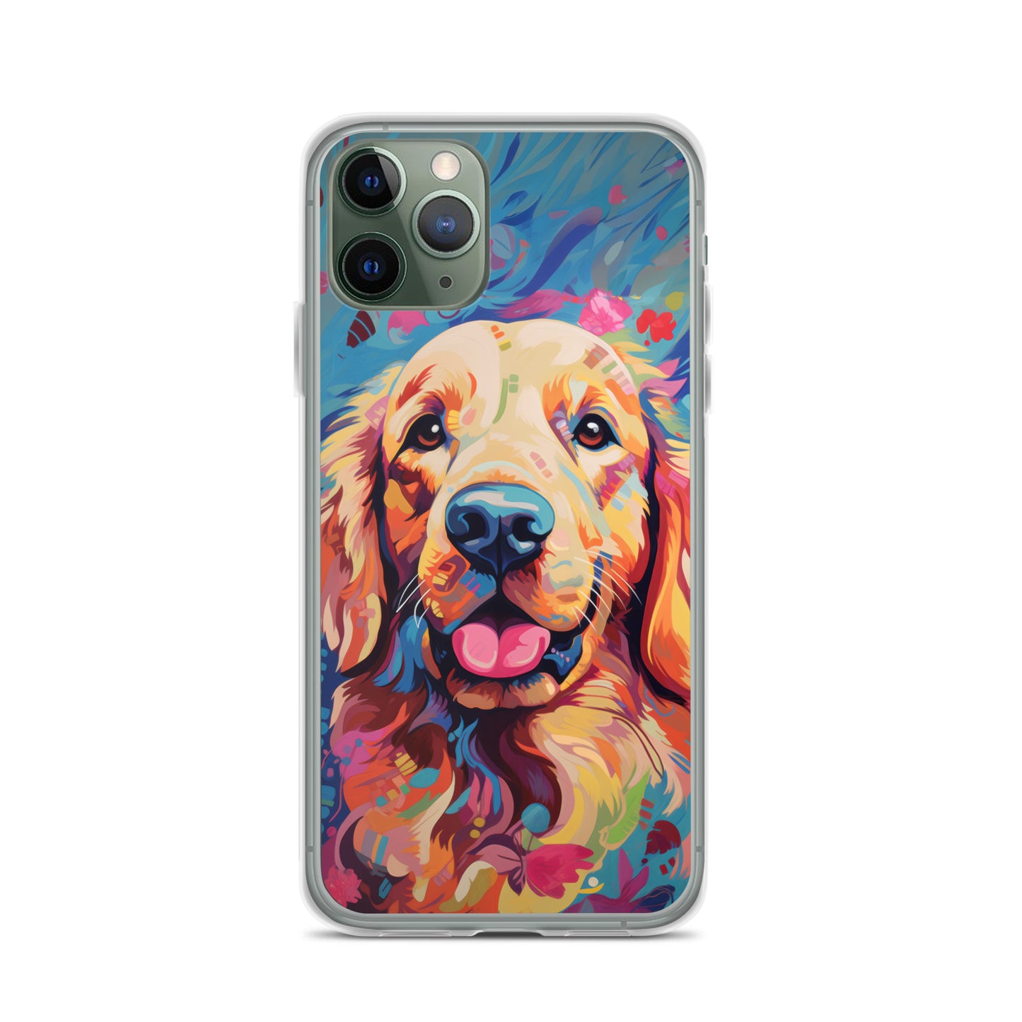 iPhone Case Painted Golden Retriever