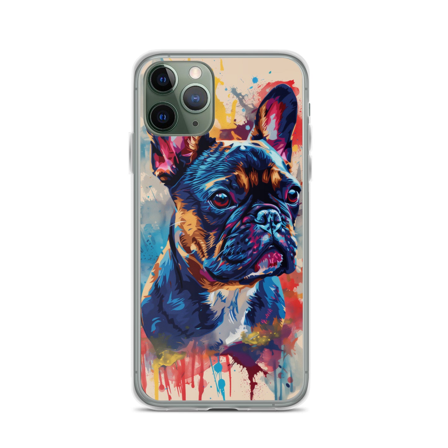 Painted French Bulldog iPhone Case