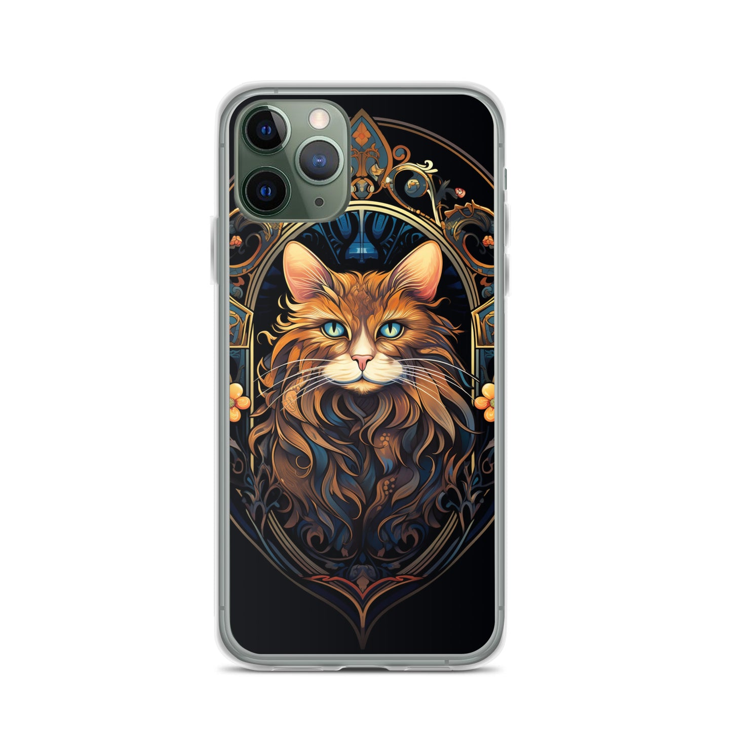 Art Nouveau Cat #3 iPhone Case