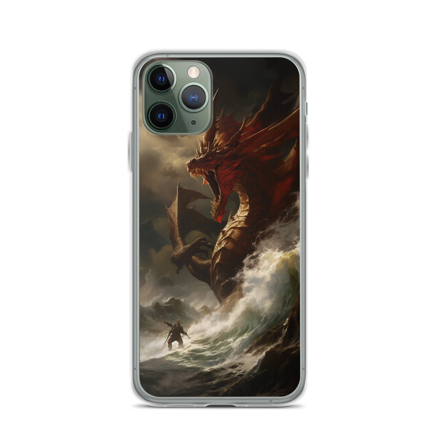 Dragon Battle iPhone Case