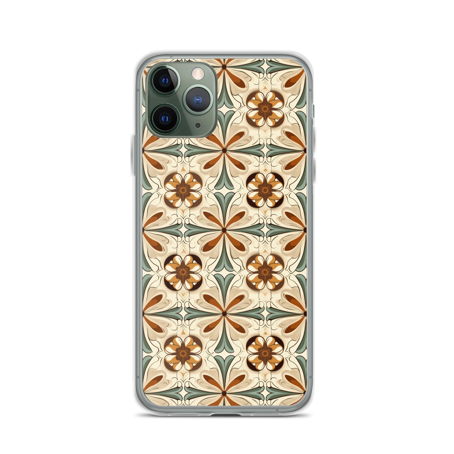 iPhone Case Ornate Leaves Tile