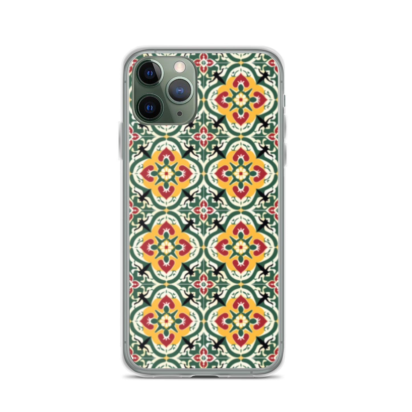iPhone Case Colorful Traditional Maltese Cement Tile Pattern