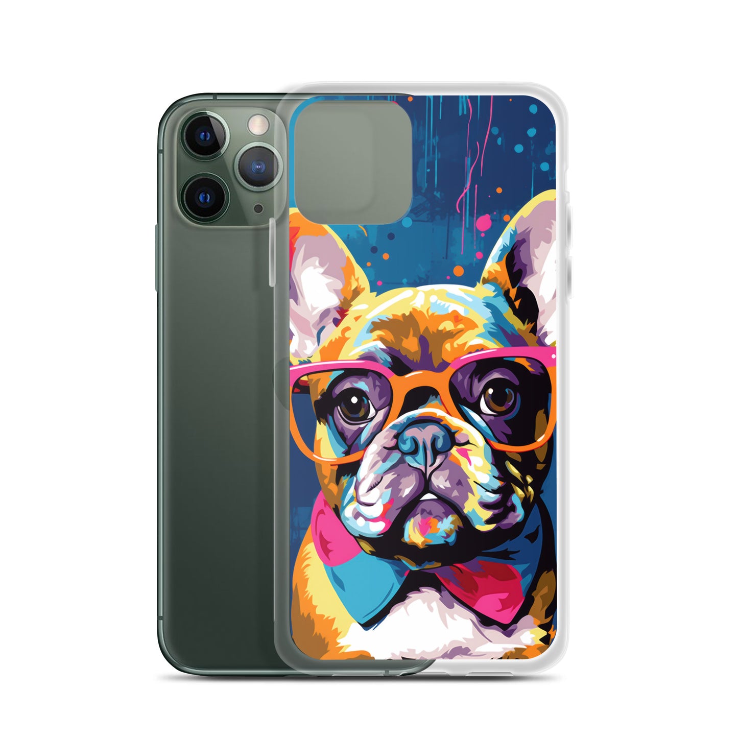 iPhone Case Painted Stylish French Bulldog