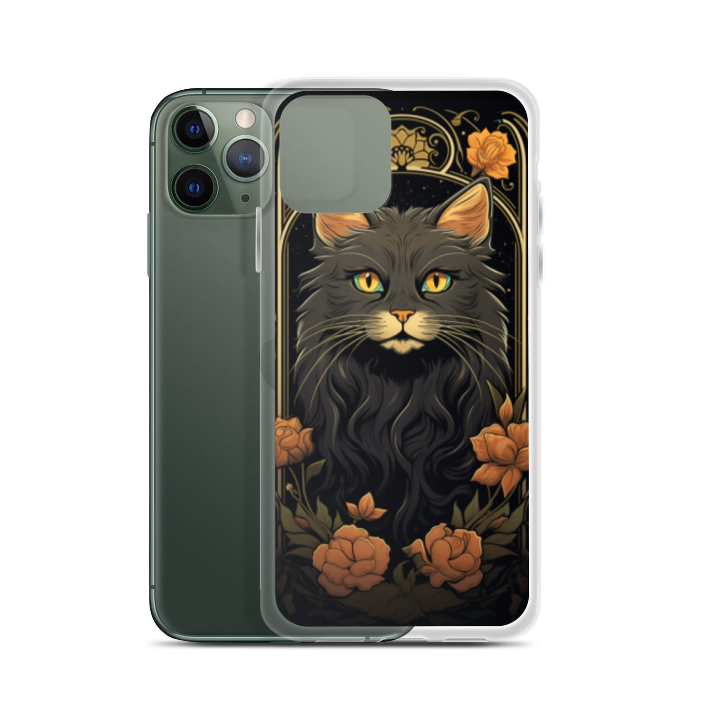 Art Nouveau Cat iPhone Case