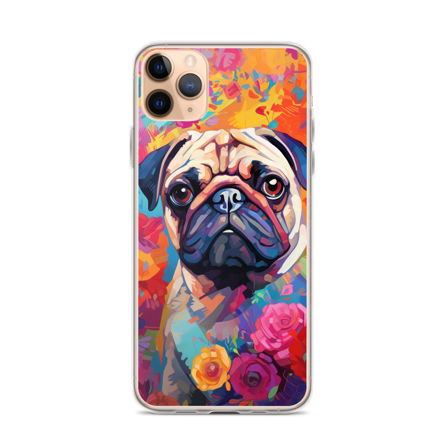 iPhone Case Painted Pug