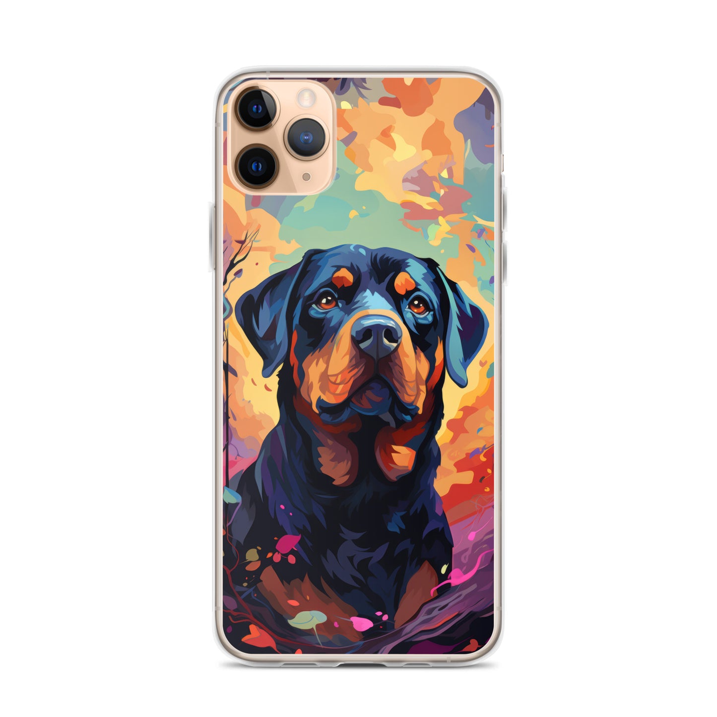 iPhone Case Painted Rottweiler