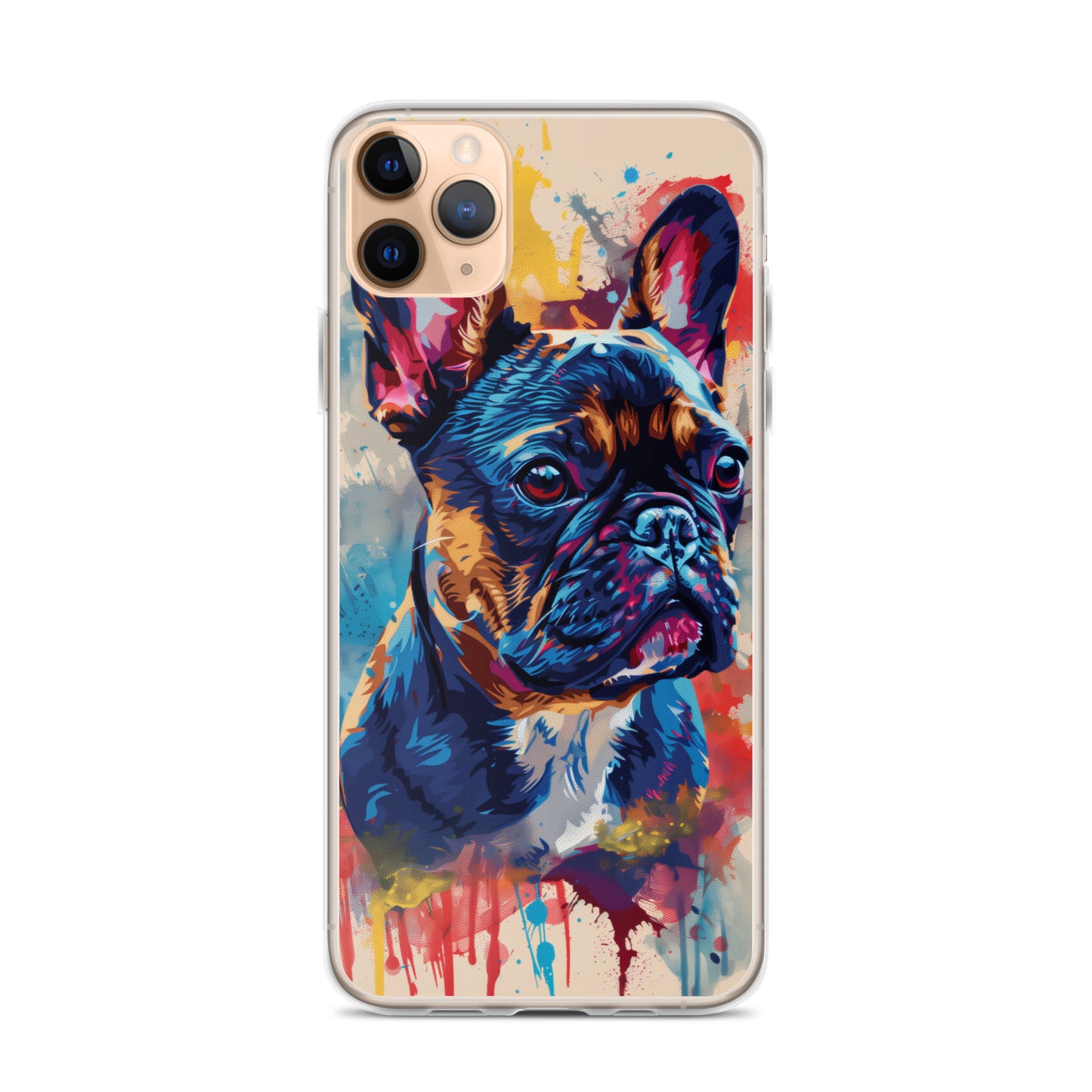 Painted French Bulldog iPhone Case