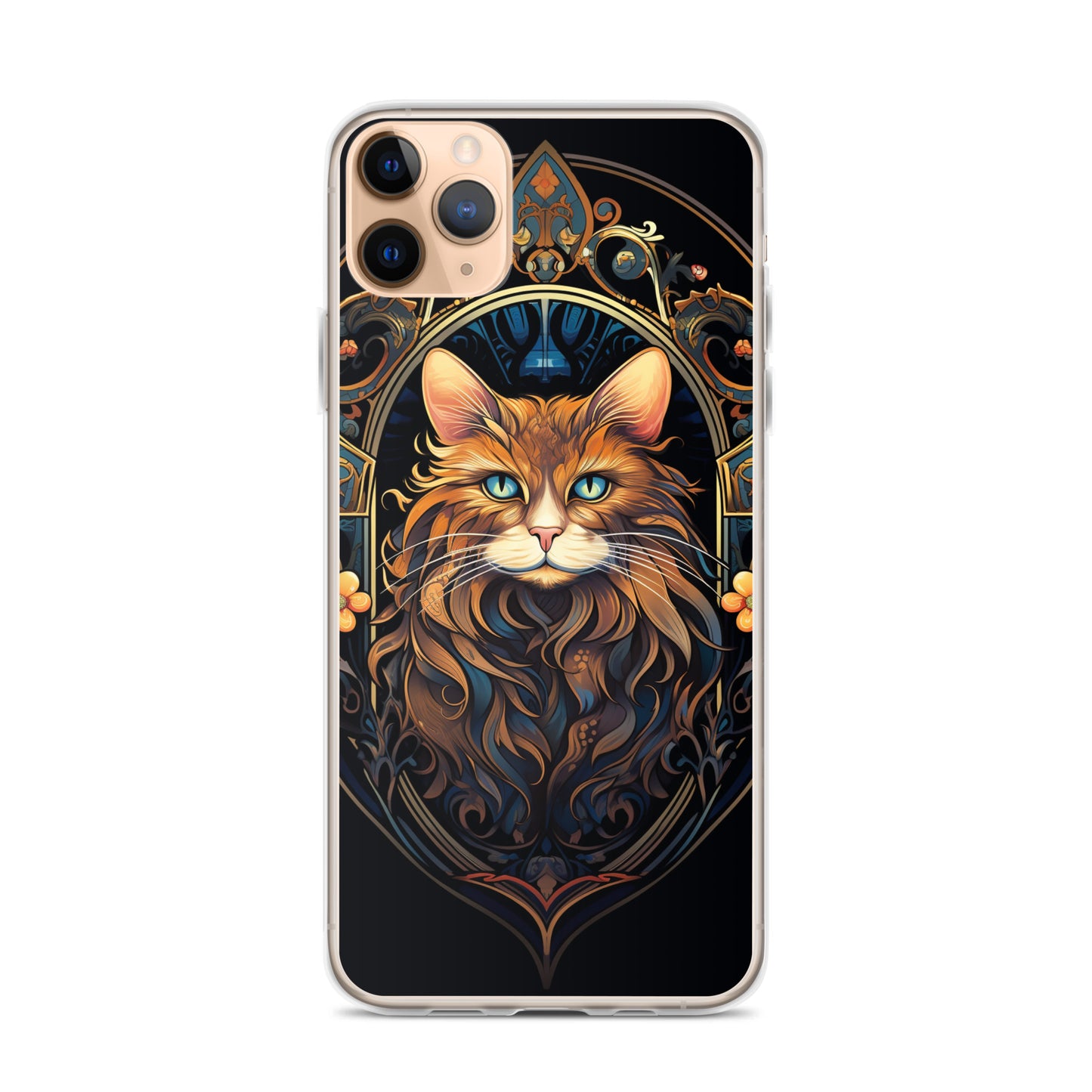 Art Nouveau Cat #3 iPhone Case