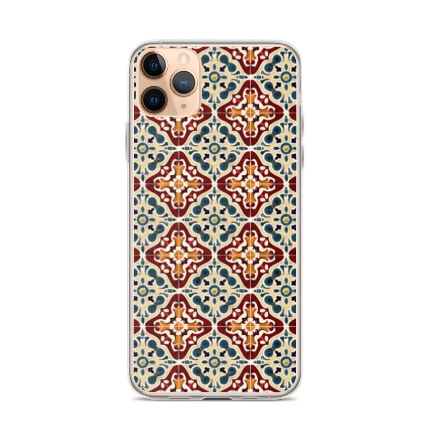 iPhone Case Classic Encaustic Tile Red