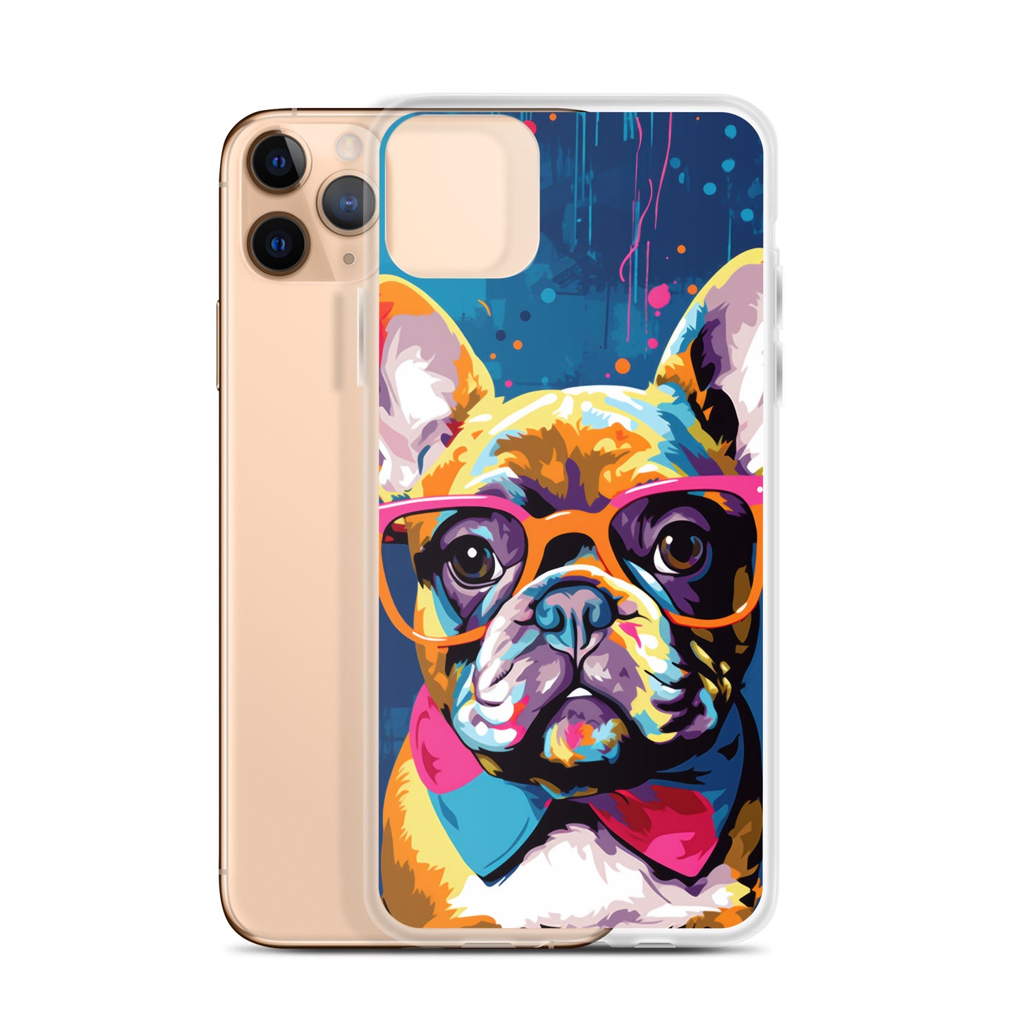 iPhone Case Painted Stylish French Bulldog