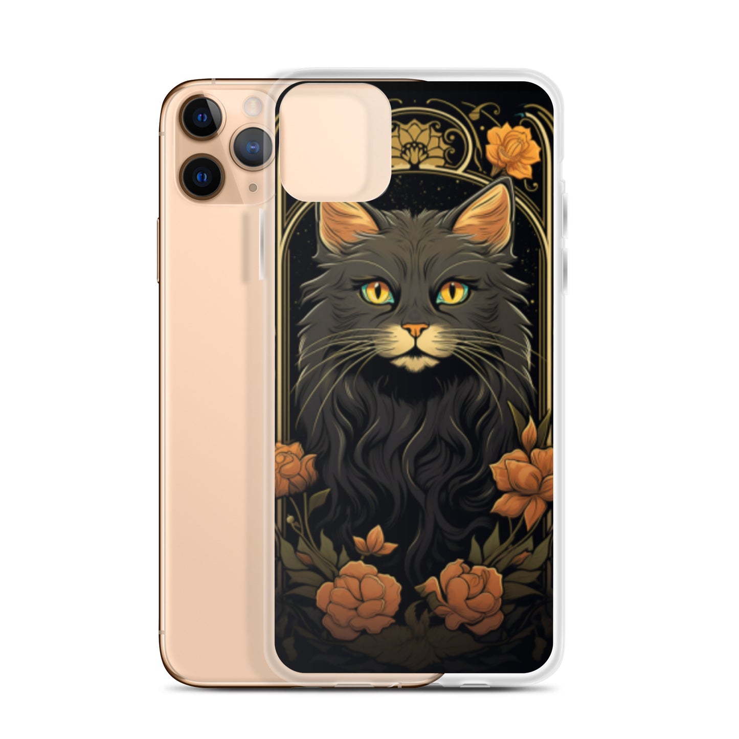 Art Nouveau Cat iPhone Case
