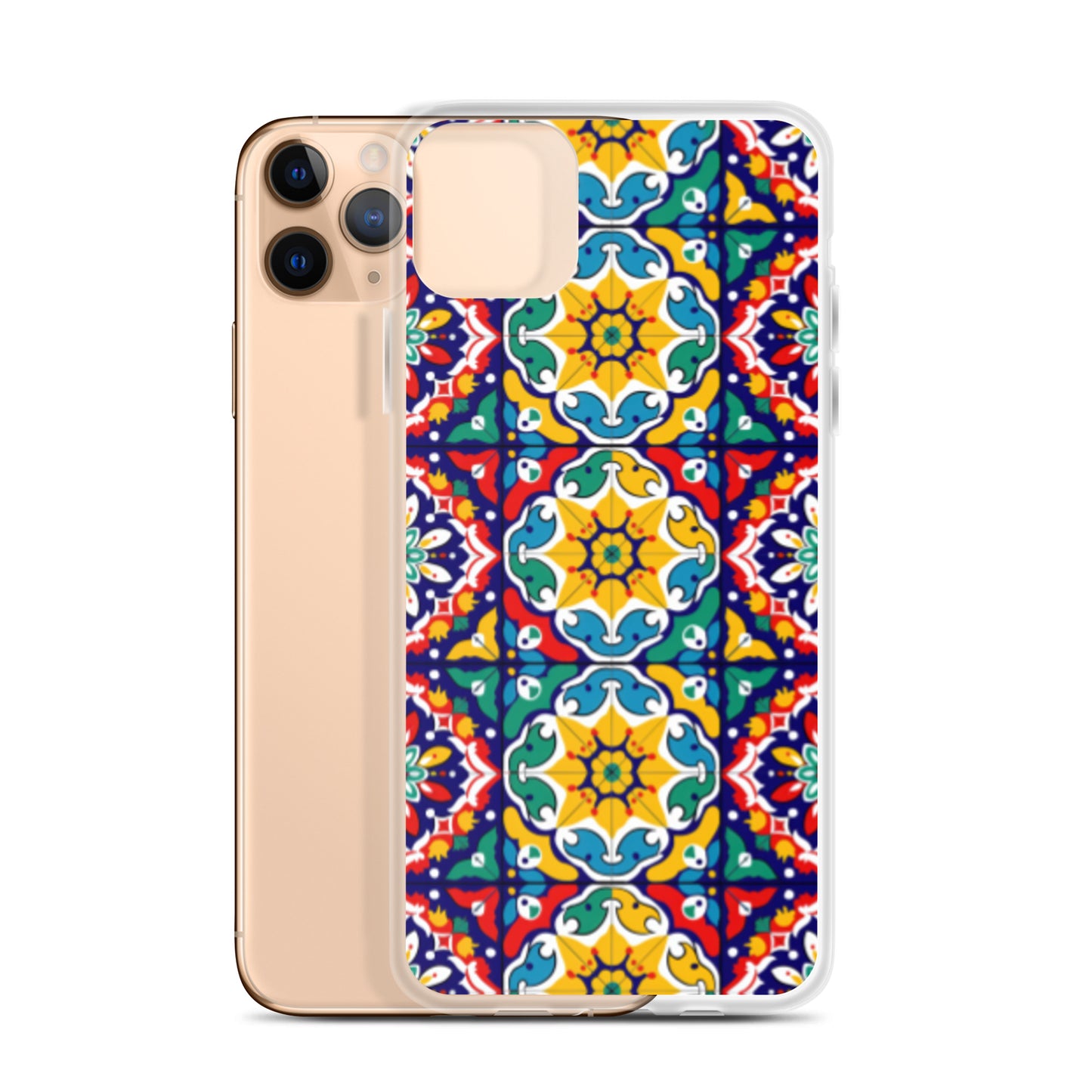 iPhone Case Talavera Tiles Red and Yellow