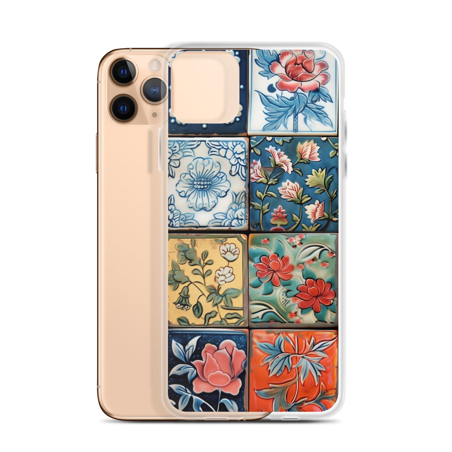 iPhone Case Colorful Majolilca Tiles