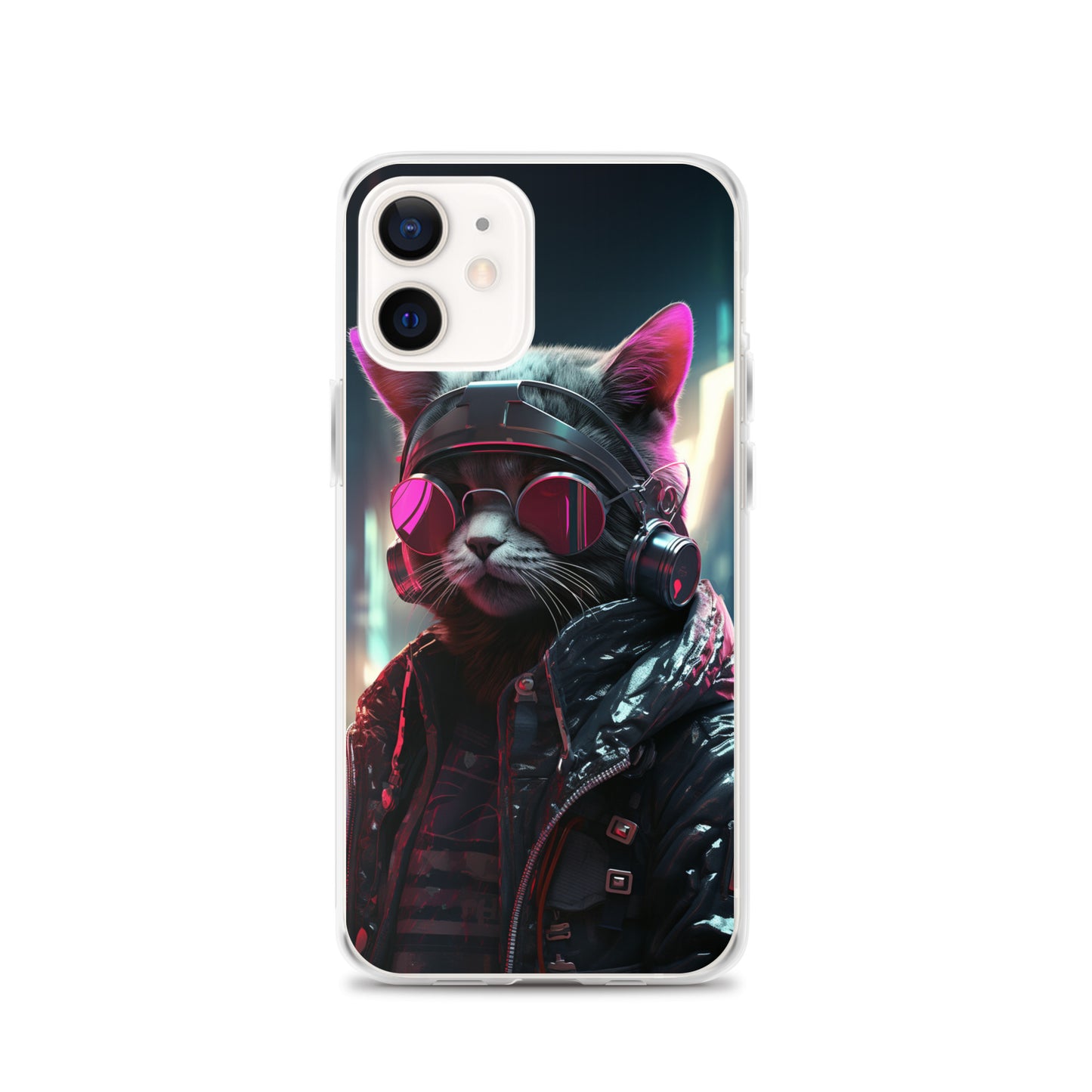 Cyberpunk Kitty Cat iPhone Case