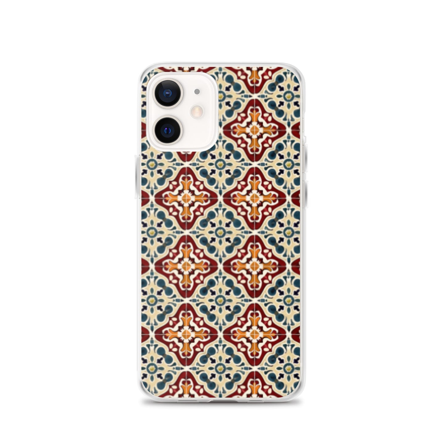 iPhone Case Classic Encaustic Tile Red