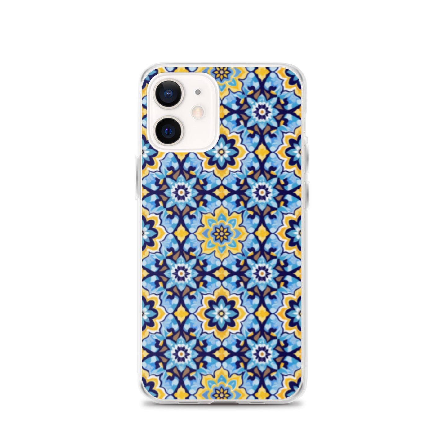 iPhone Case Kashi Tiles Yellow & Light Blue