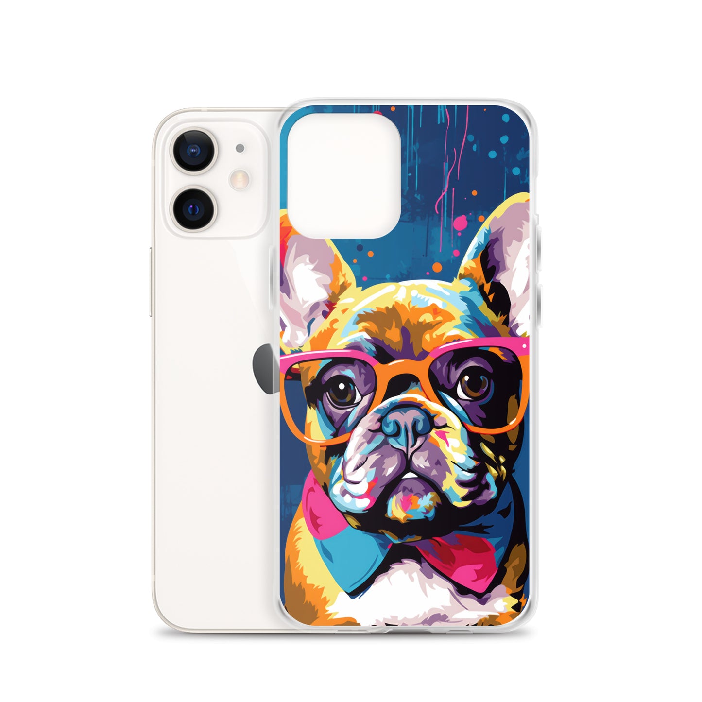 iPhone Case Painted Stylish French Bulldog