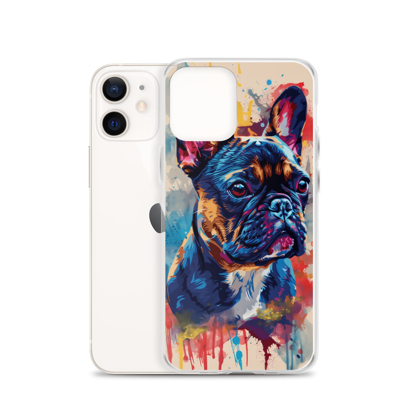 Painted French Bulldog iPhone Case