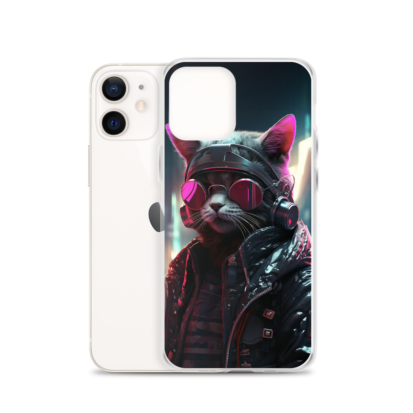 Cyberpunk Kitty Cat iPhone Case