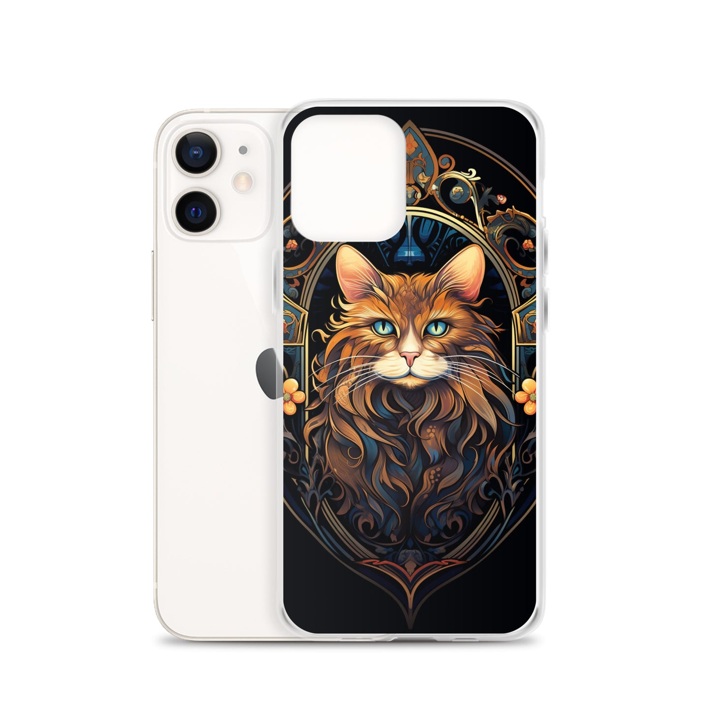 Art Nouveau Cat #3 iPhone Case