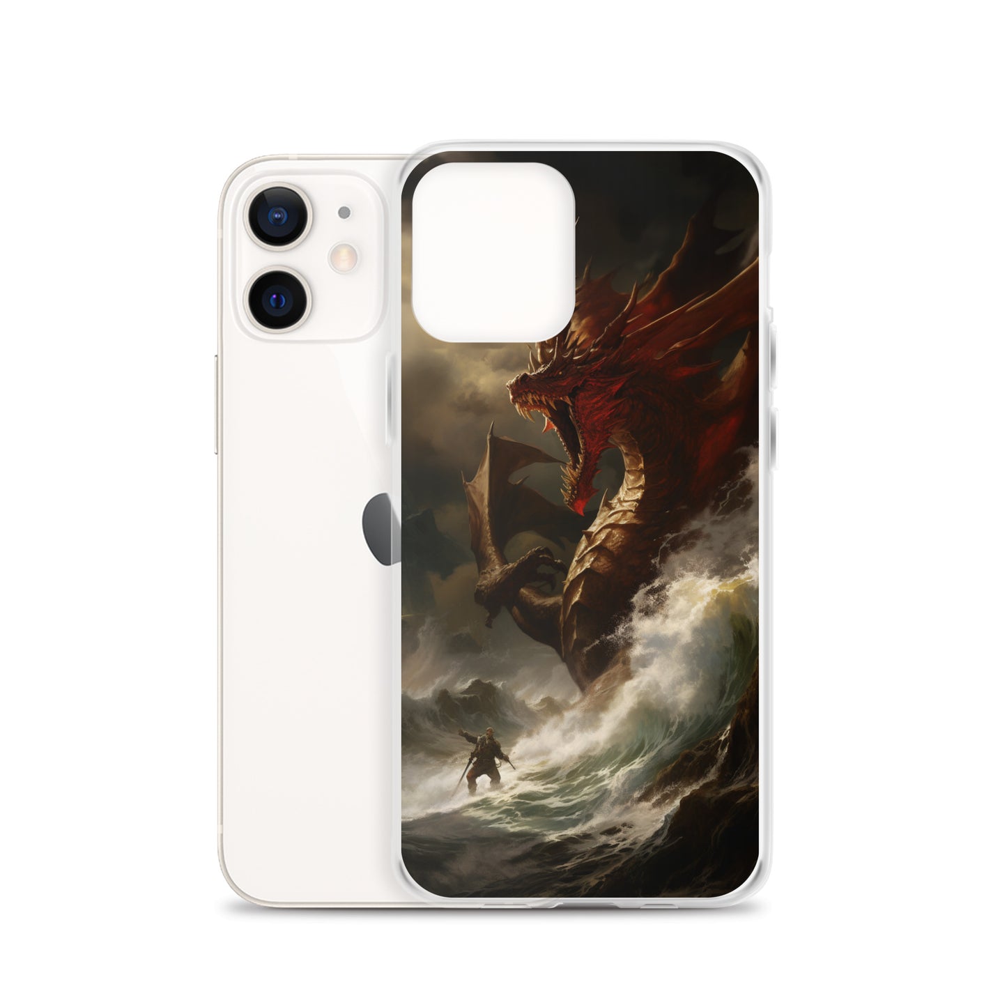 Dragon Battle iPhone Case