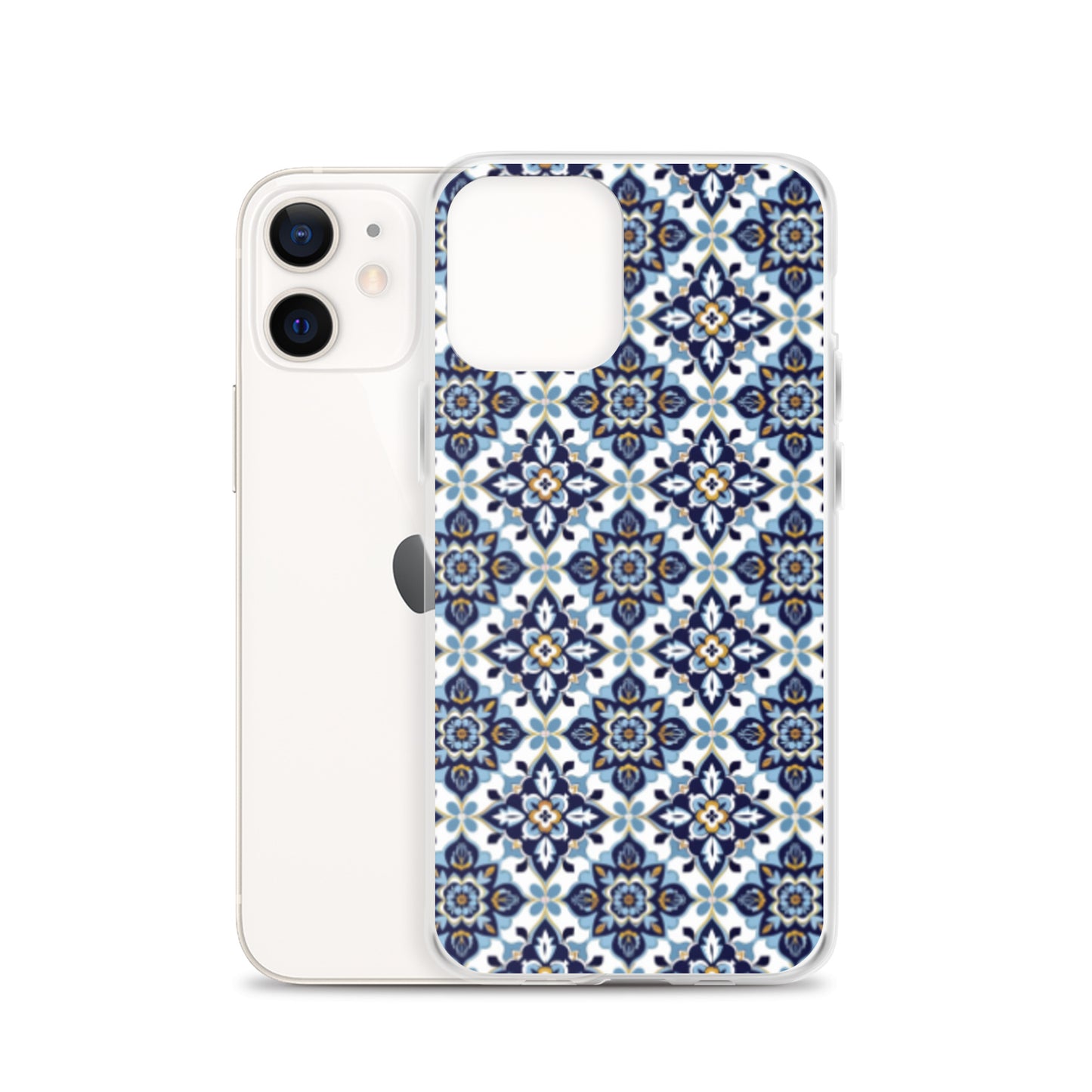 iPhone Case Classic Encaustic Tile Blue