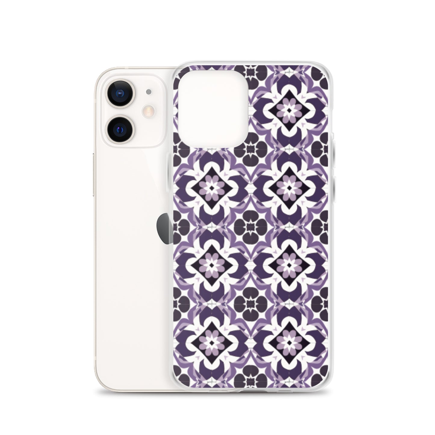 iPhone Case Purple Moroccan Style Tile