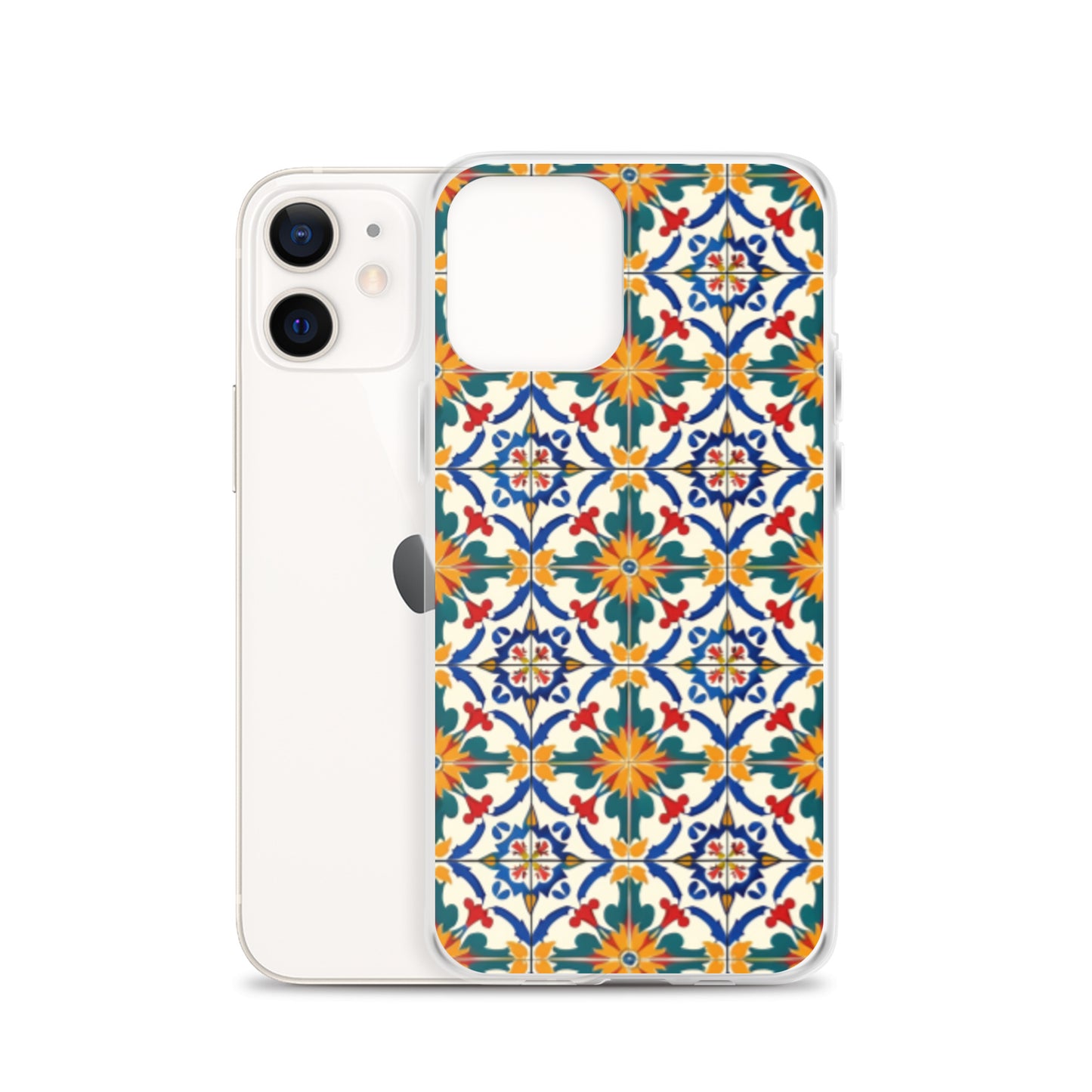 iPhone Case Colorful Yellow & Green Mediterranean Tiles