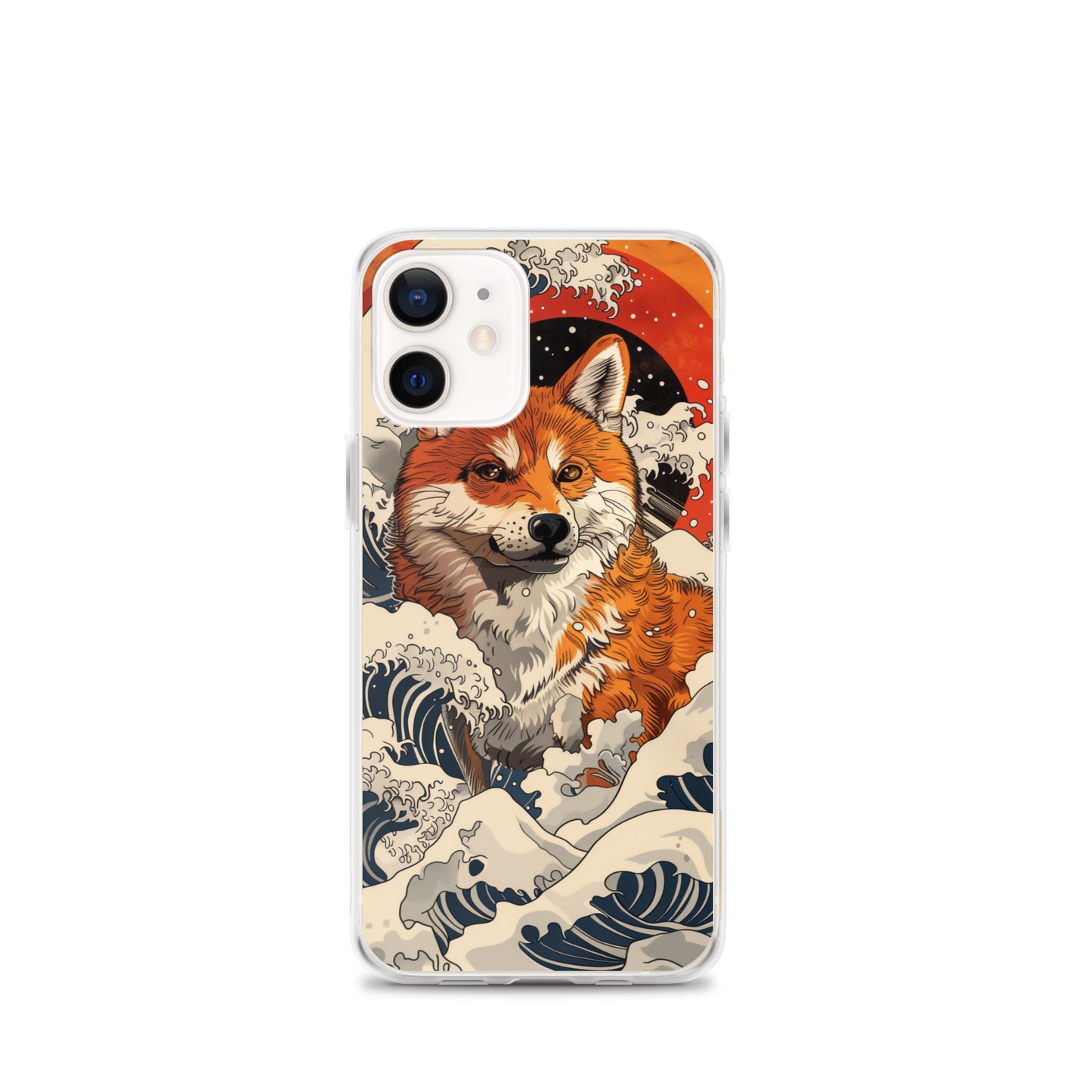 Shiba Inu in Waves iPhone Case