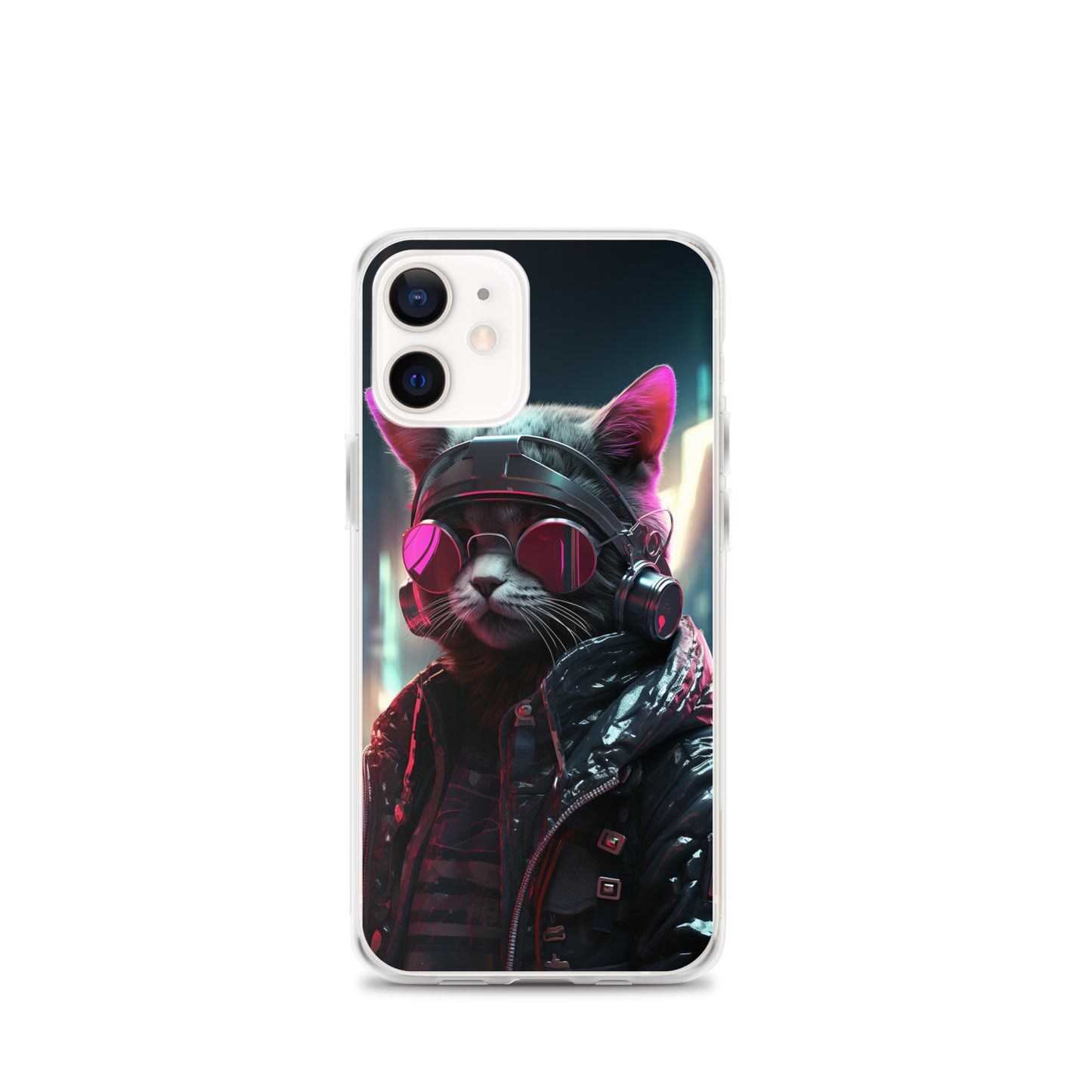 Cyberpunk Kitty Cat iPhone Case
