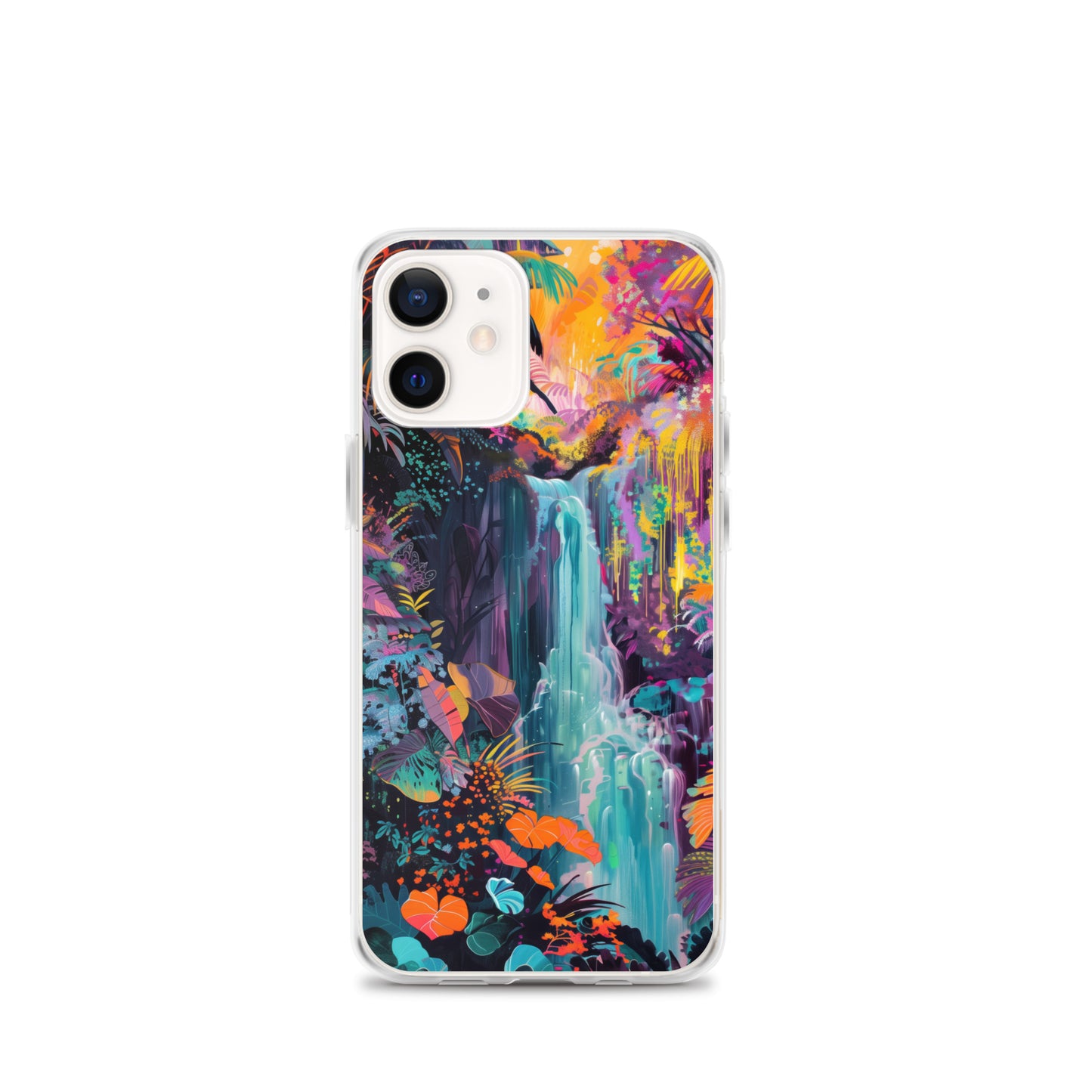 iPhone Case Vibrant Tropical Jungle Waterfall