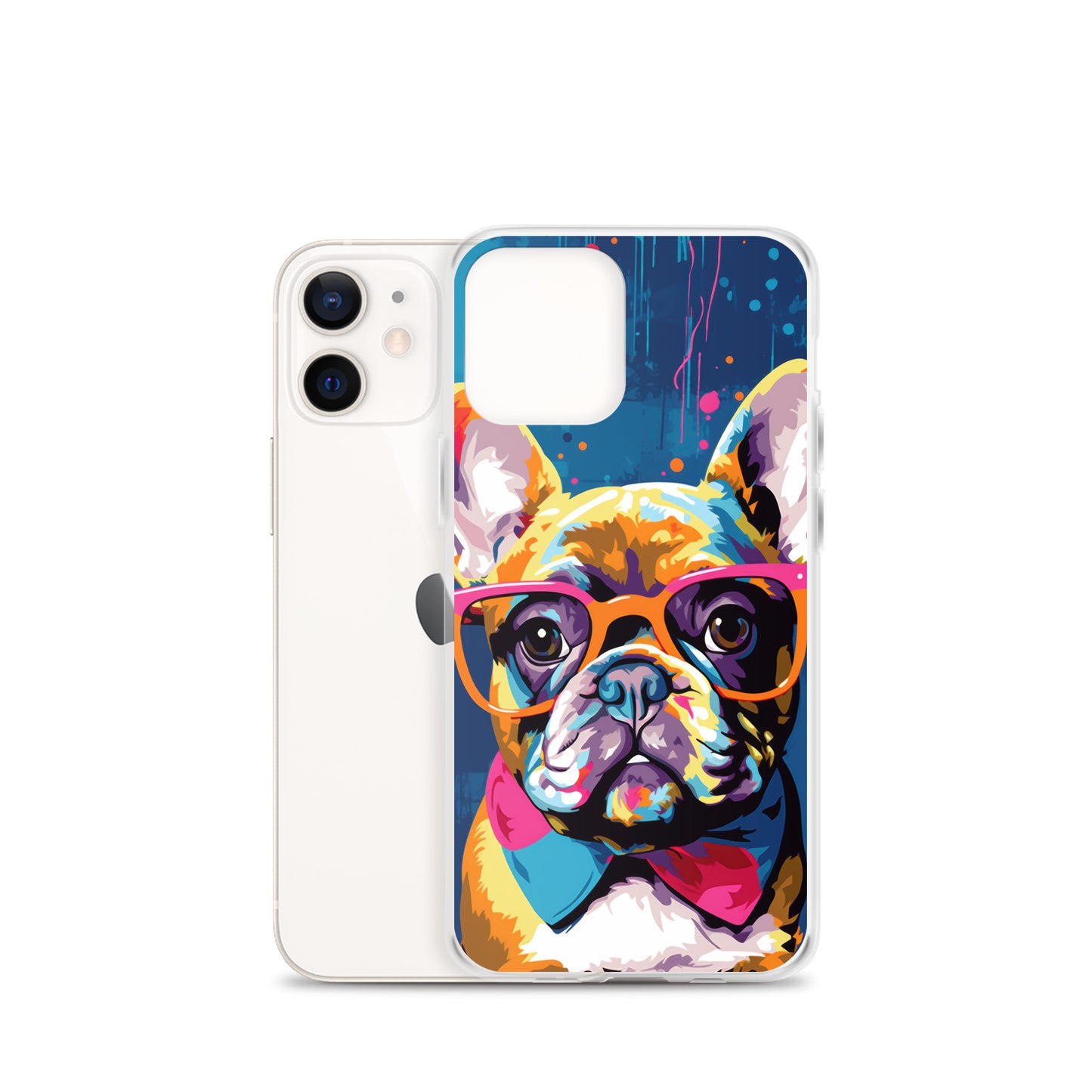 iPhone Case Painted Stylish French Bulldog