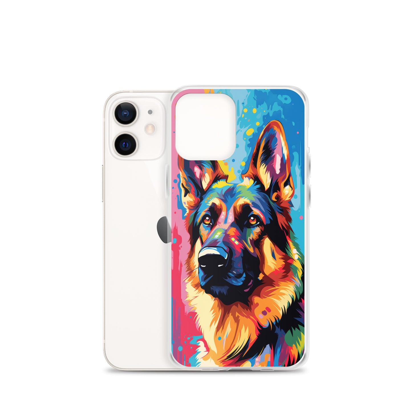 iPhone Case Painted German Shepherd