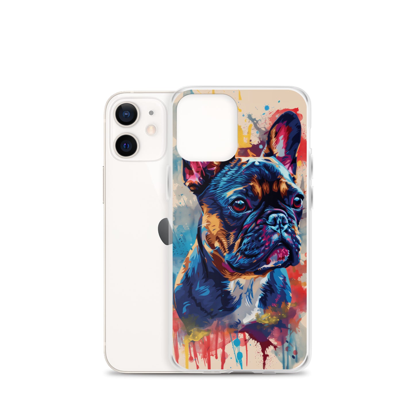 Painted French Bulldog iPhone Case