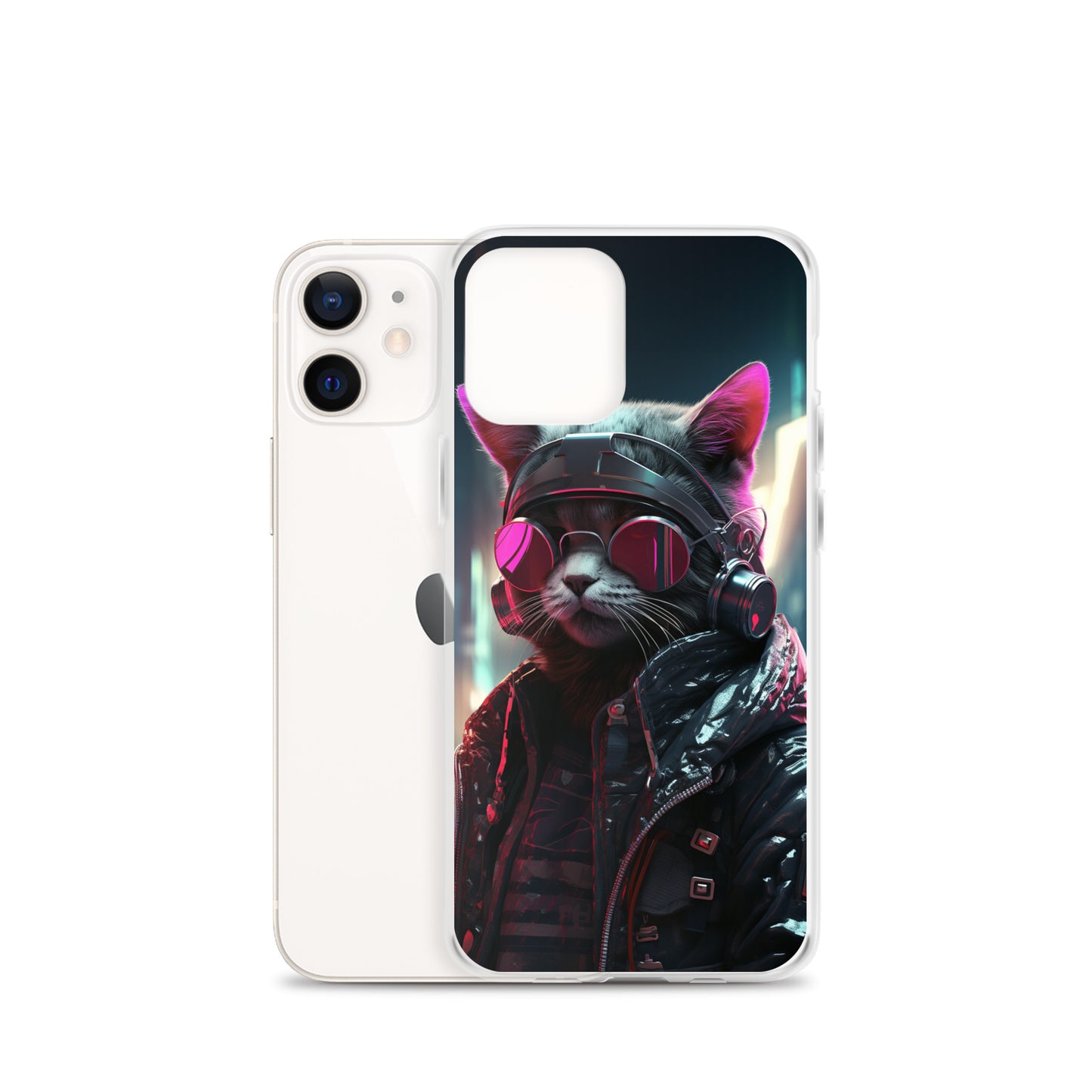 Cyberpunk Kitty Cat iPhone Case